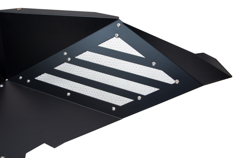 Jeep Wrangler Unlimited Fender Liner - Rear - Fishbone Offroad - Fishbone Offroad Aluminum - Black - `18-`27